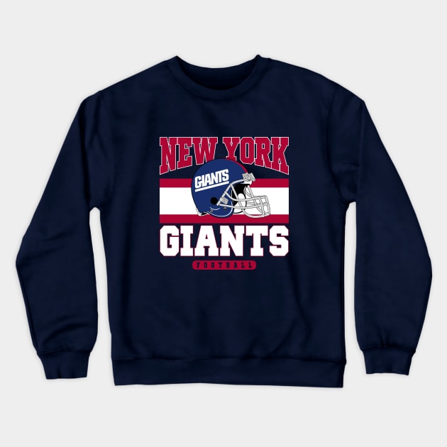 New York Giants Football Crewneck Sweatshirt by ManulaCo